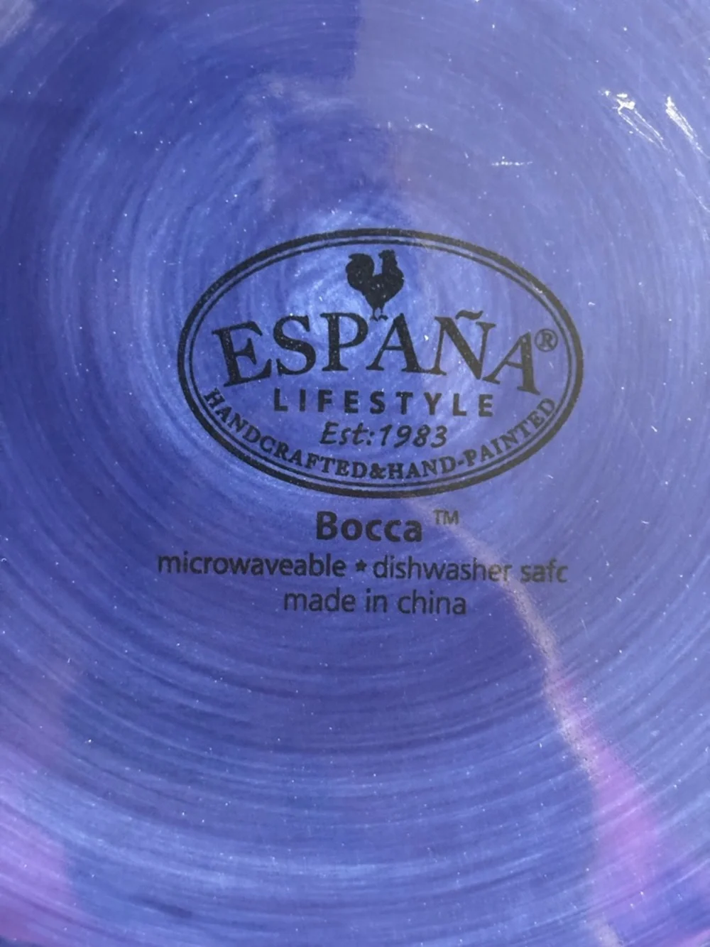 TABLETOPS UNLIMITED ESPANA BOCCA 11.5